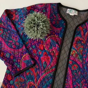 • vintage quilted jacket •